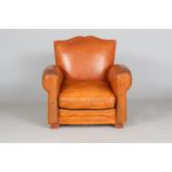 Art Deco ¨Club Chair¨ (Ledersessel)