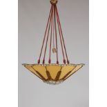 Deckenlampe des Art-Deco