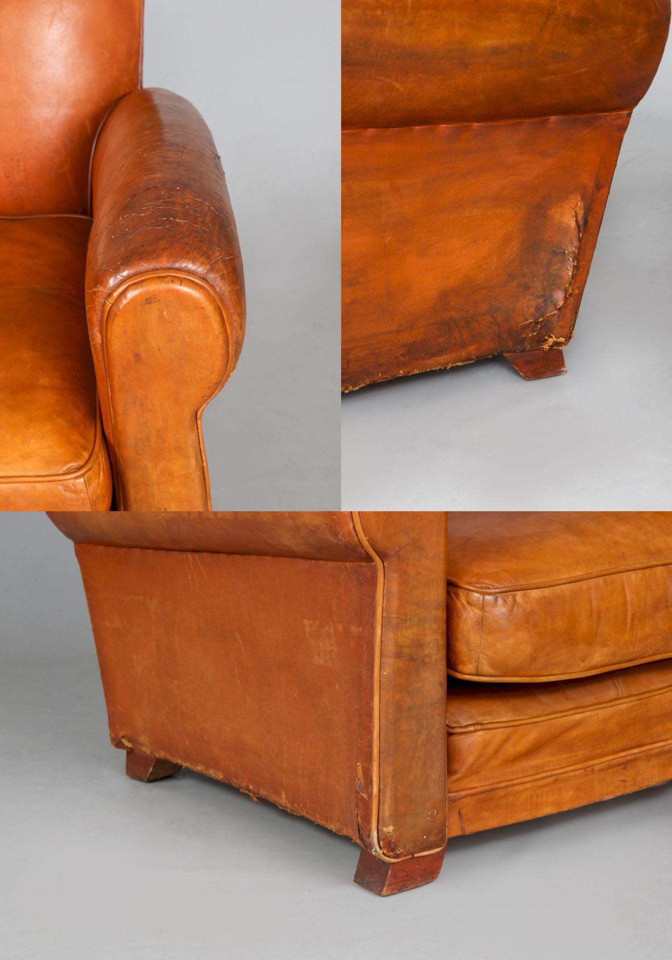 Art Deco ¨Club Chair¨ (Ledersessel) - Image 4 of 4