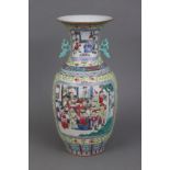 Chinesische ¨famille jaune¨ Porzellanvase