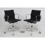 2 Charles & Ray EAMES Alu-Chairs