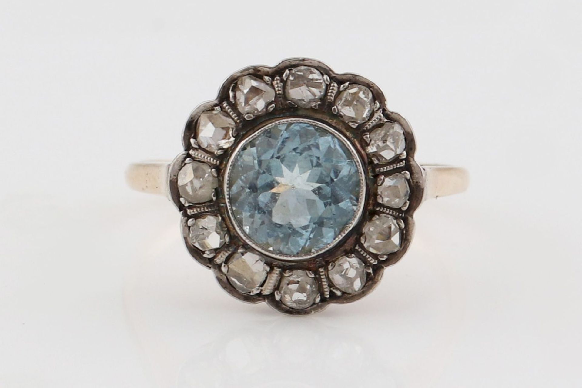 Viktorianischer Aquamarin Ring - Image 2 of 3