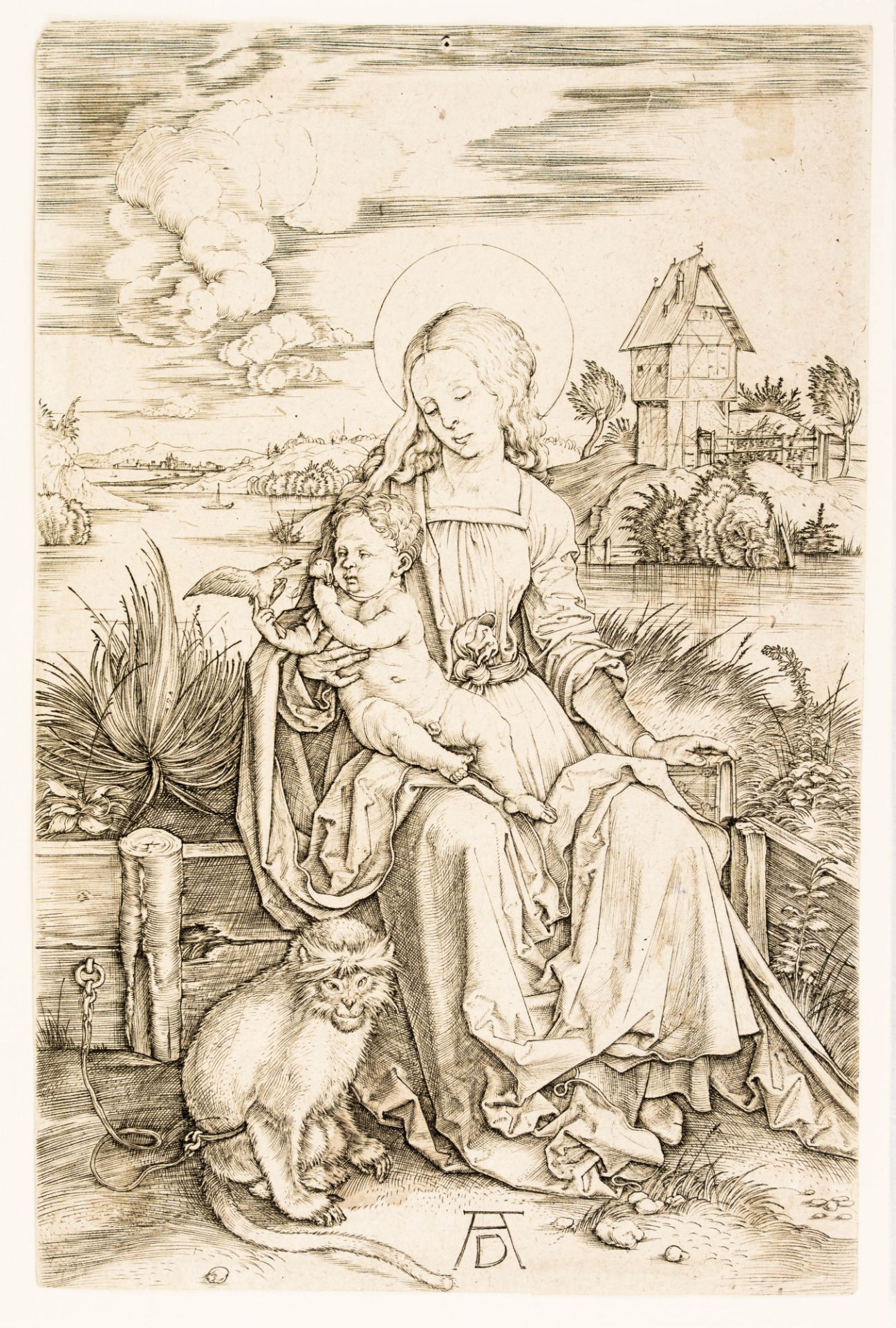 'Maria mit der Meerkatze'