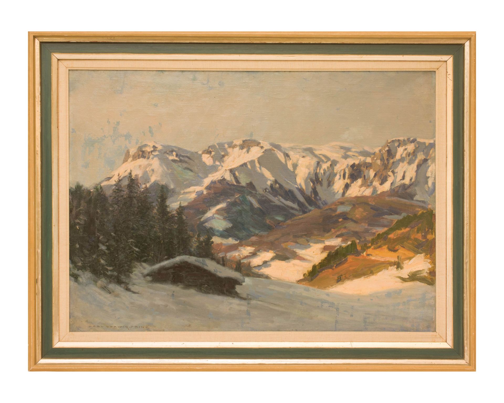 Winterliche Alpenlandschaft - Bild 2 aus 4