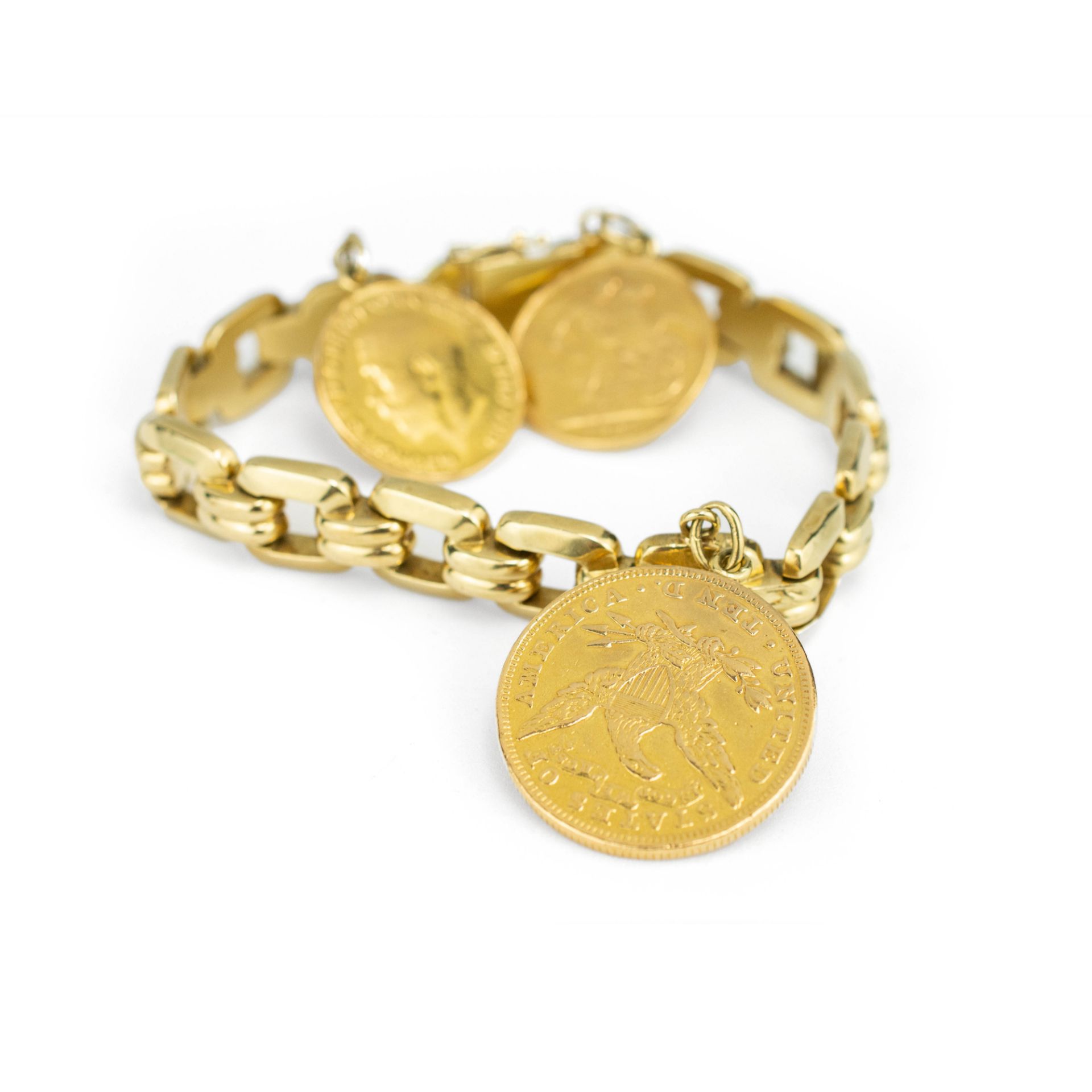 Armband mit Goldmünzen - Image 3 of 6
