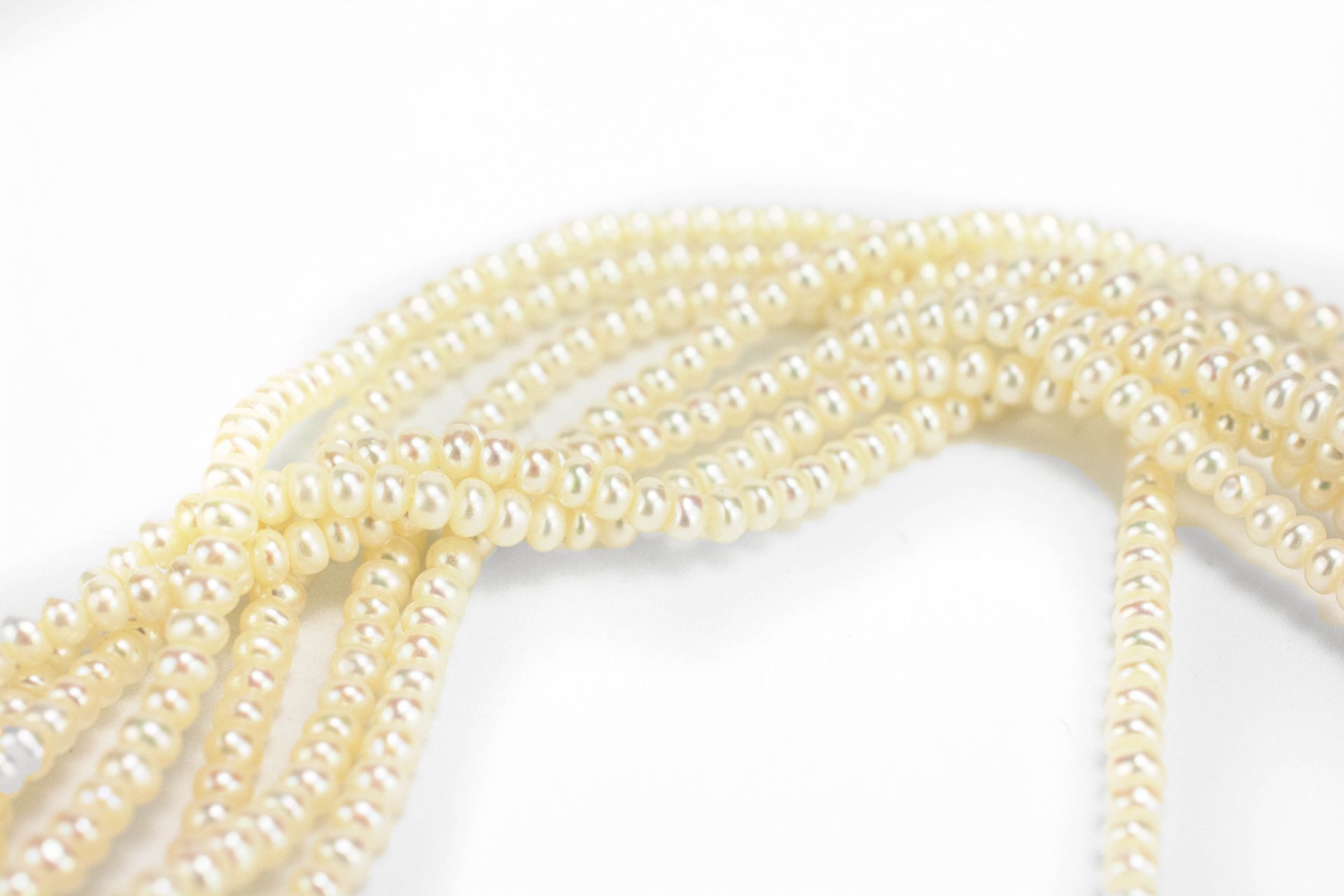 Perlencollier und Armband mit Süßwasserzuchtperlen - Image 4 of 7
