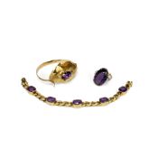 Konvolut Amethystschmuck