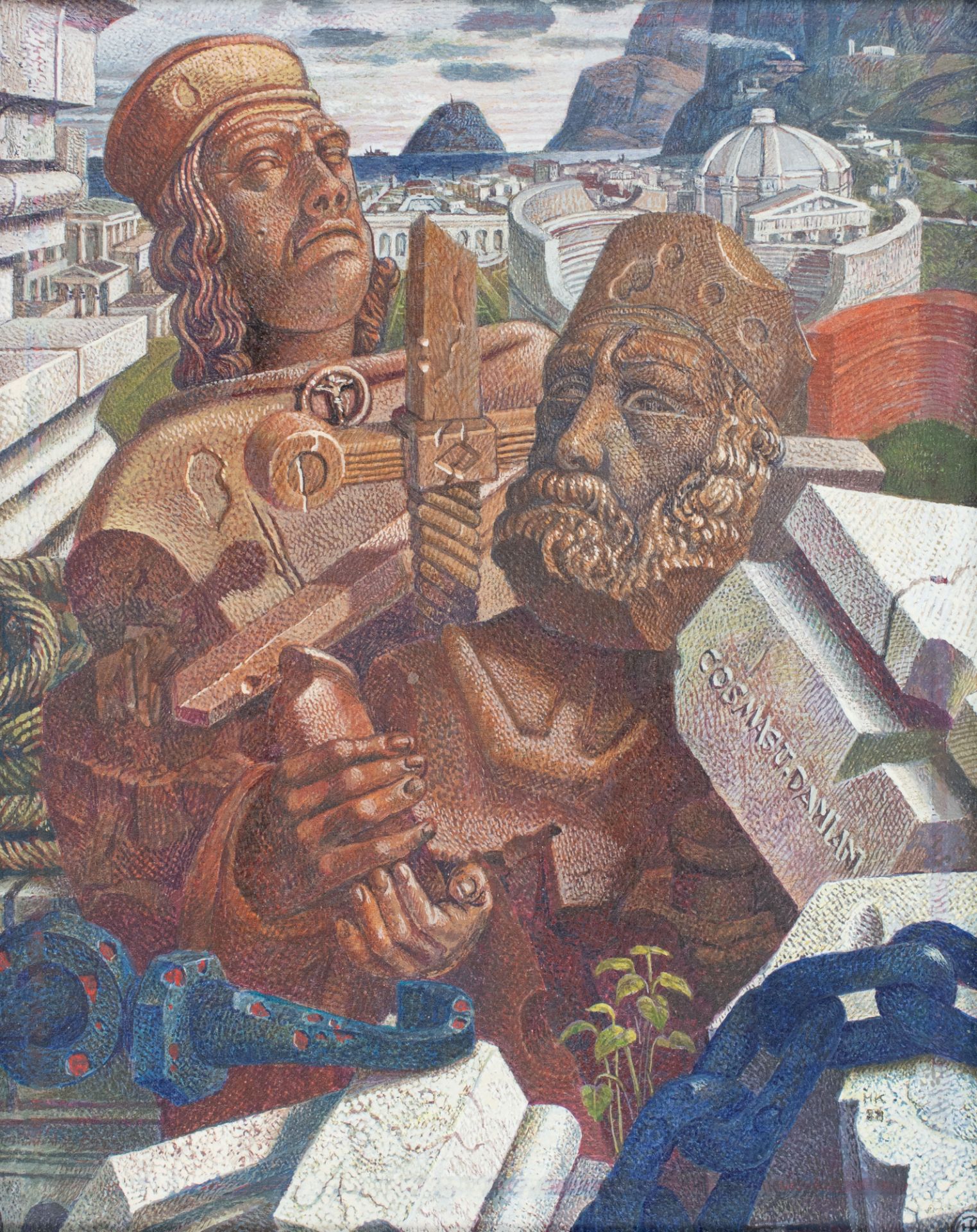 Paar Gemälde mit historischen Motiven - Image 2 of 8