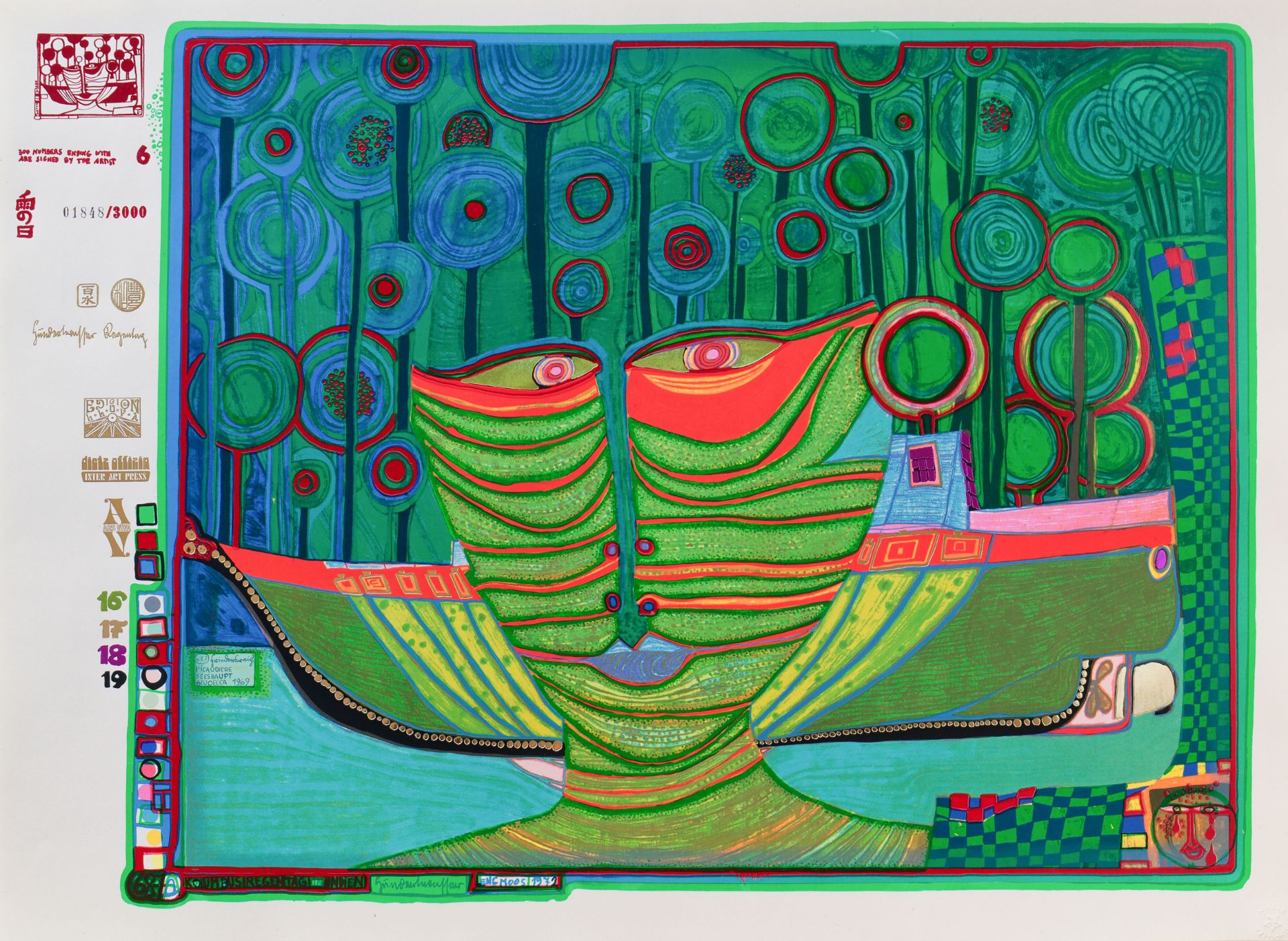 Friedensreich Hundertwasser (1928 Wien - 2000 Brisbane) (F) - Image 8 of 13