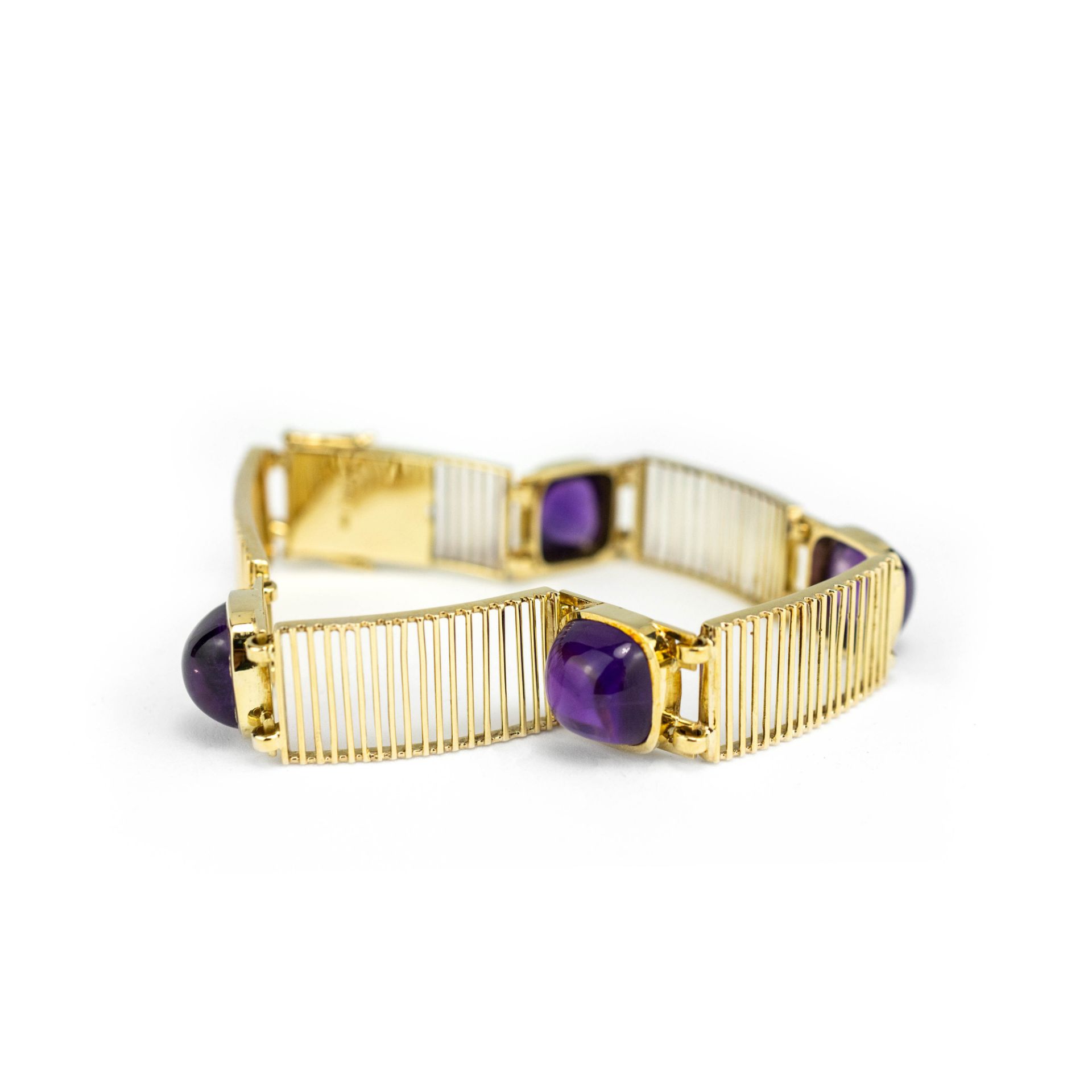 Armband mit Amethystbesatz - Bild 6 aus 6