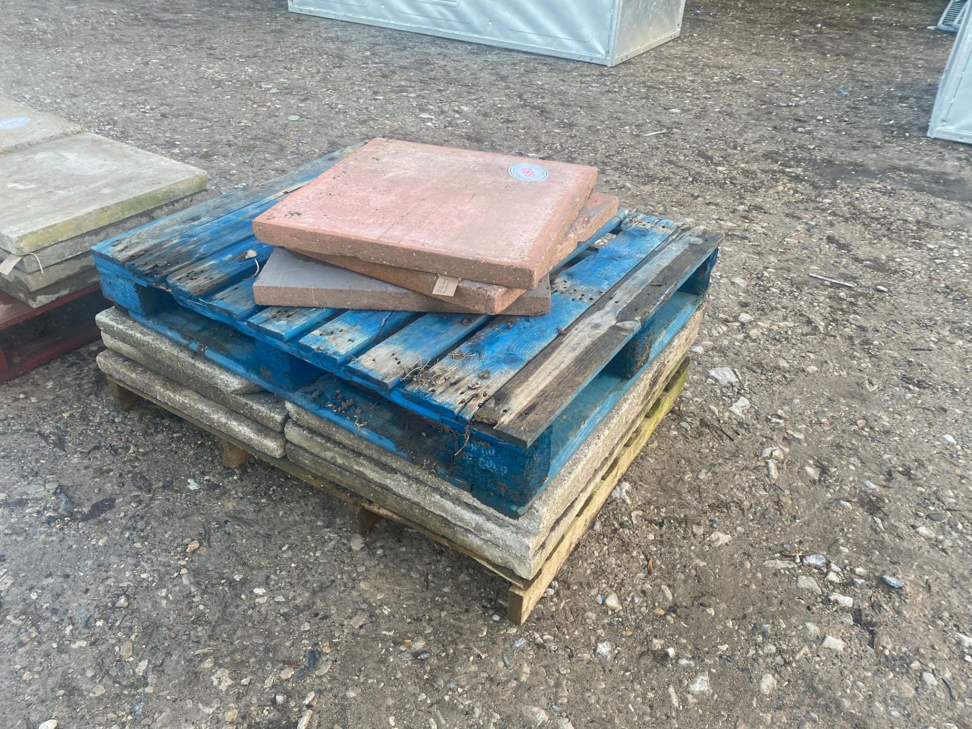 SQUARE PAVING SLABS (3 x ewd & 6 x rectangle)