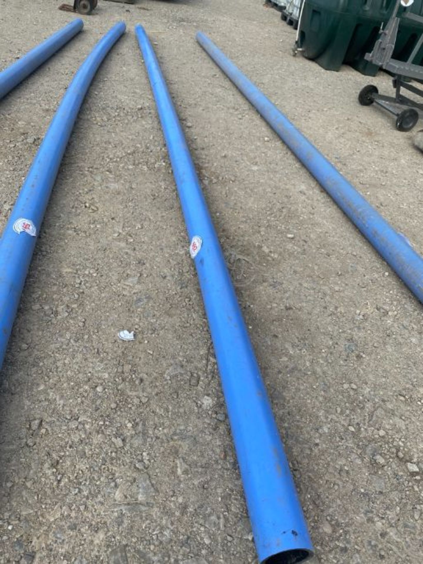BLUE 4" PIPES
