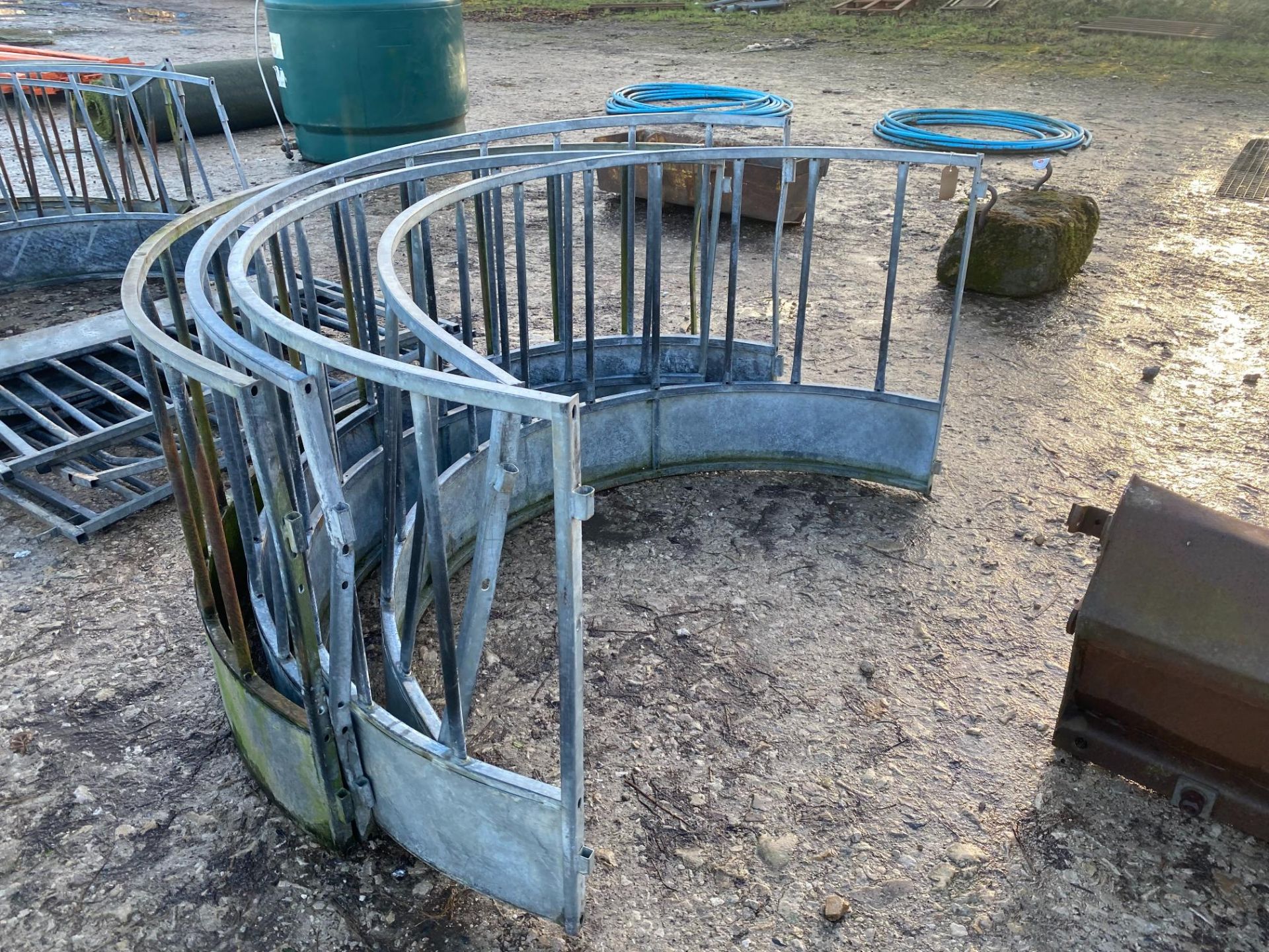 2 SHEEP RING FEEDERS