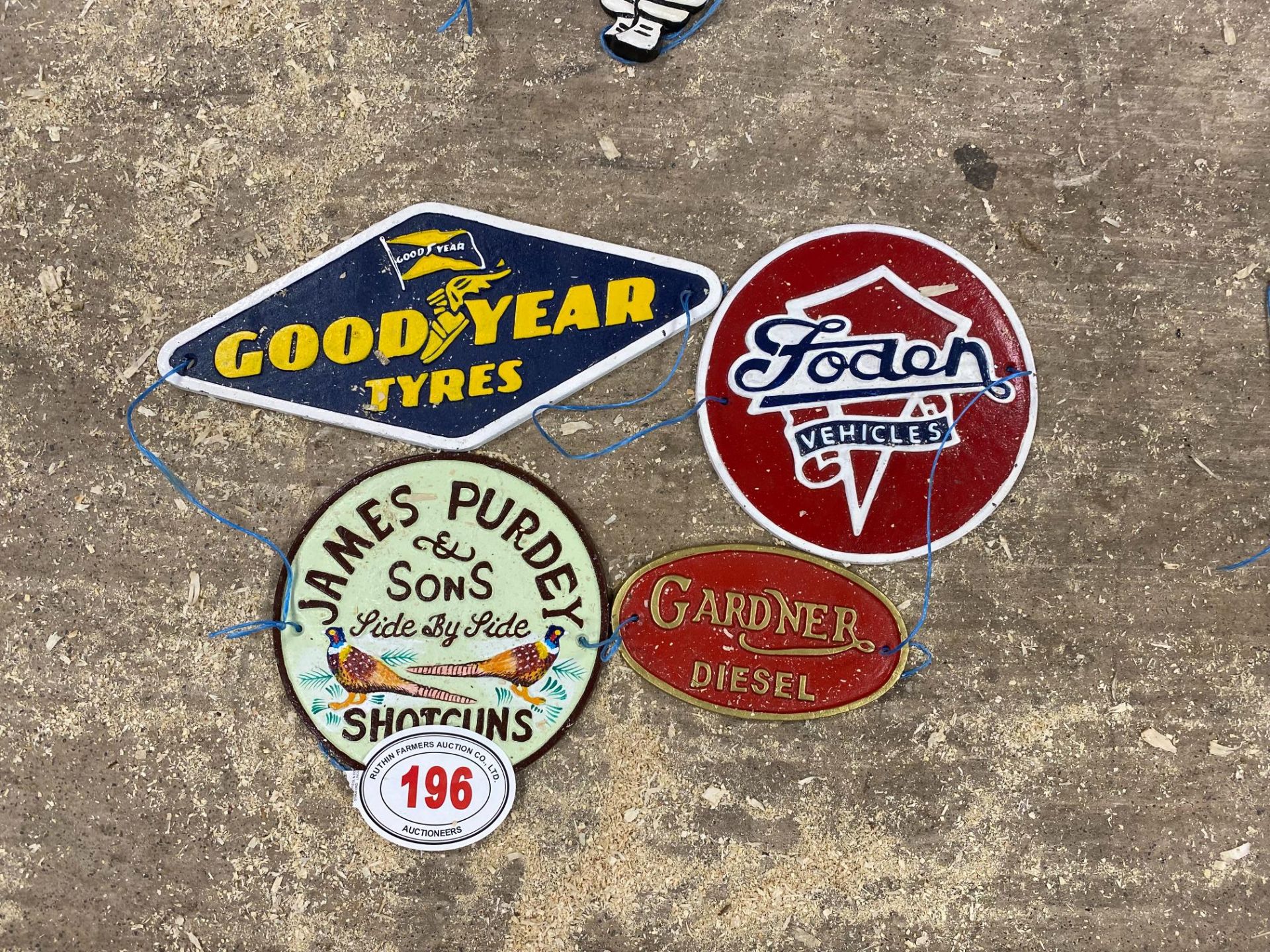 VARIOUS SIGNS PURDY GOODYEAR