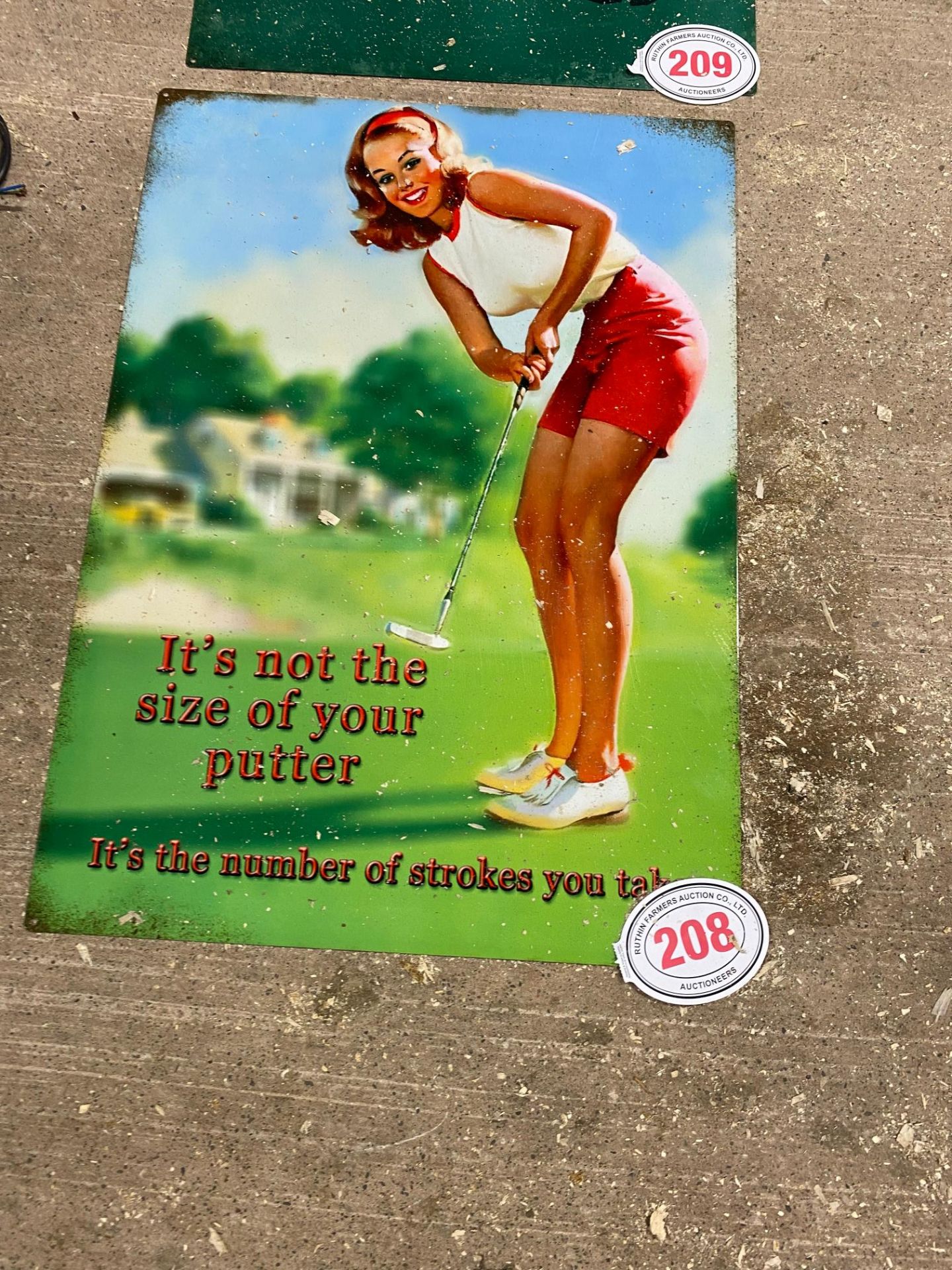 PUTTER SIGN