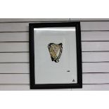Martin Allen framed Guinness artwork 16” x 14”.