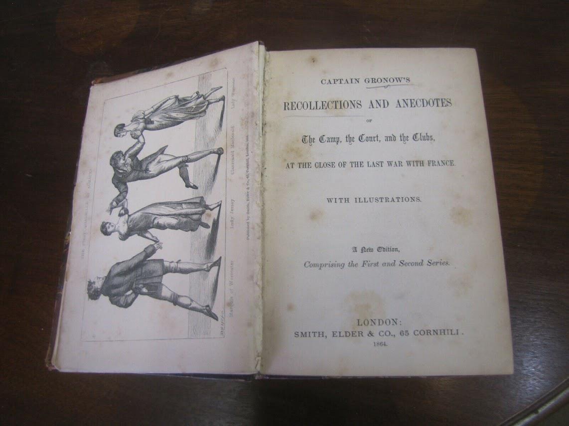 1864 Captain Gronow's Recollections and Anecdotes. - Image 3 of 5