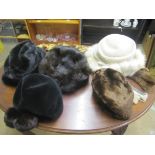 Selection of Fur Hat etc.