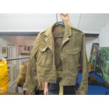 World War 2 Military Battle Blouse.