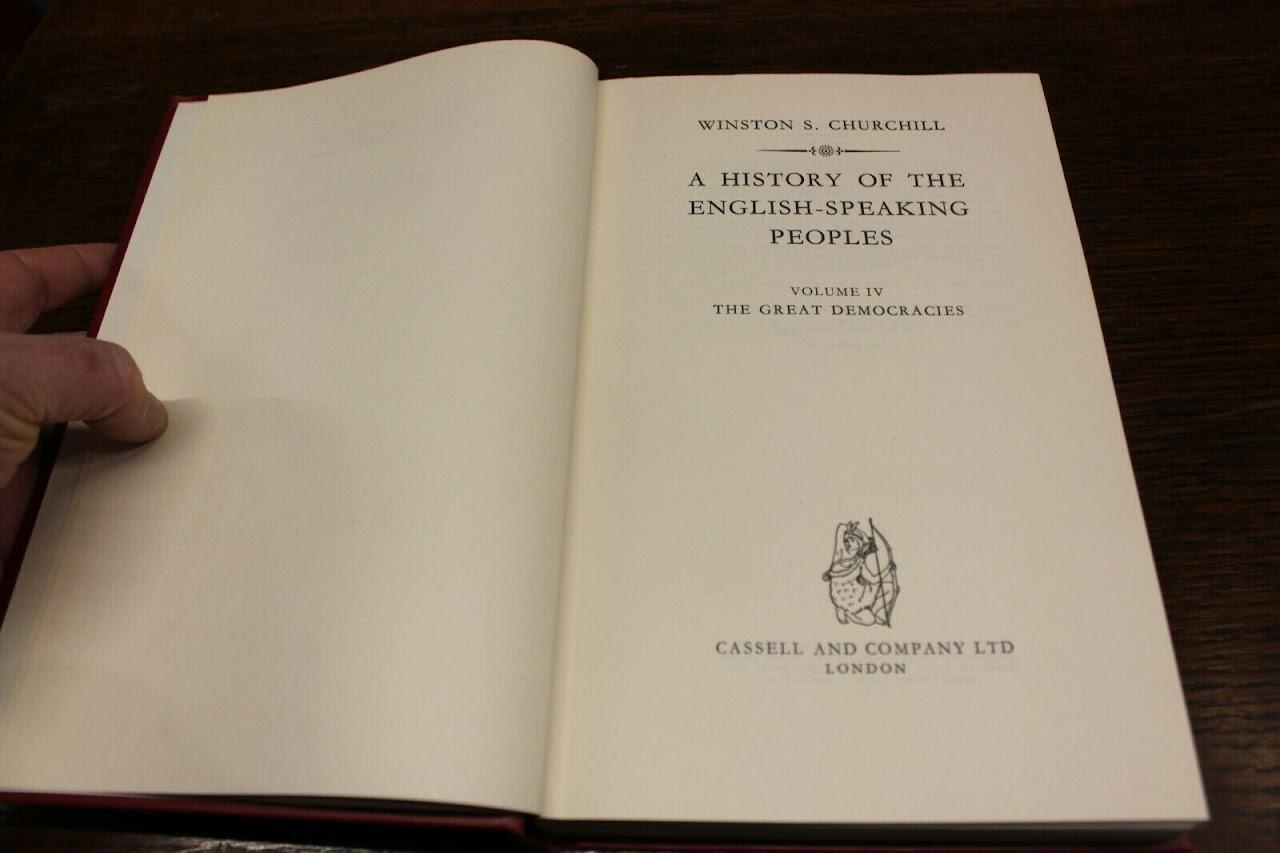 A History of The English Speaking Peoples – Winston Churchill – 4 Volumes. - Image 4 of 4