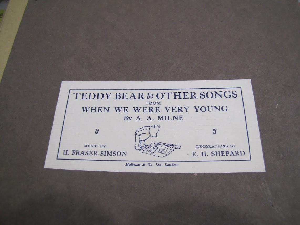 Teddy bear and other songs by A. A. Milne - 1st Edition. - Image 2 of 3