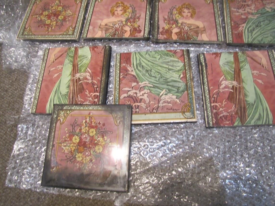 Selection of Victorian tiles. - Image 3 of 4