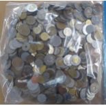 World Coins and Some Tokens -2 & Half KG Bulk Lot