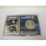 2004 Silver Cased Hockey Coin.