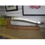 Ornamental Knife and Stand.