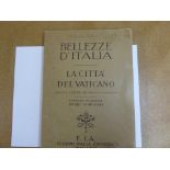Bellezze D'Italia, La Citta Del Vaticano - Vintage Folio - 1930 Boxed Plus other books