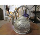 Large Turkish Tin Teapot.