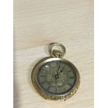 18ct Gold Ladies Pocketwatch.