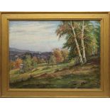 von Jackowski, Frantz (Niedziejow 1885 - 1974 Amtzell),  Weite herbstliche Landschaft im