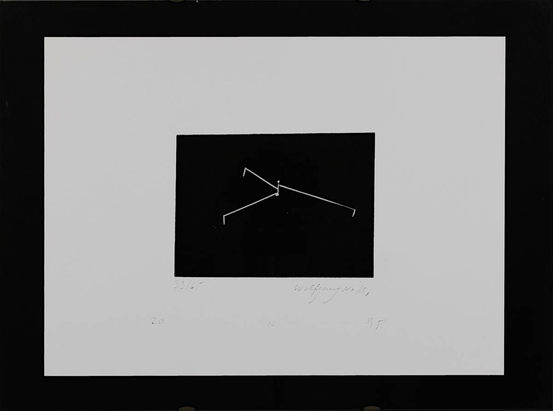 Nestler, Wolfgang (geb. Gershausen 1943), 11 Linolschnitte, jeweils Komposition ohne Titel, alle - Bild 6 aus 8