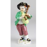 Meissen Dudelsackspieler, Entwurf um 1750, wohl Johann Joachim Kaendler, ausgeformt nach 1933,