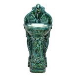 Jugendstil-Waschbecken, Villeroy & Boch Dresden um 1900, Entwurf wohl Henry van de Velde (