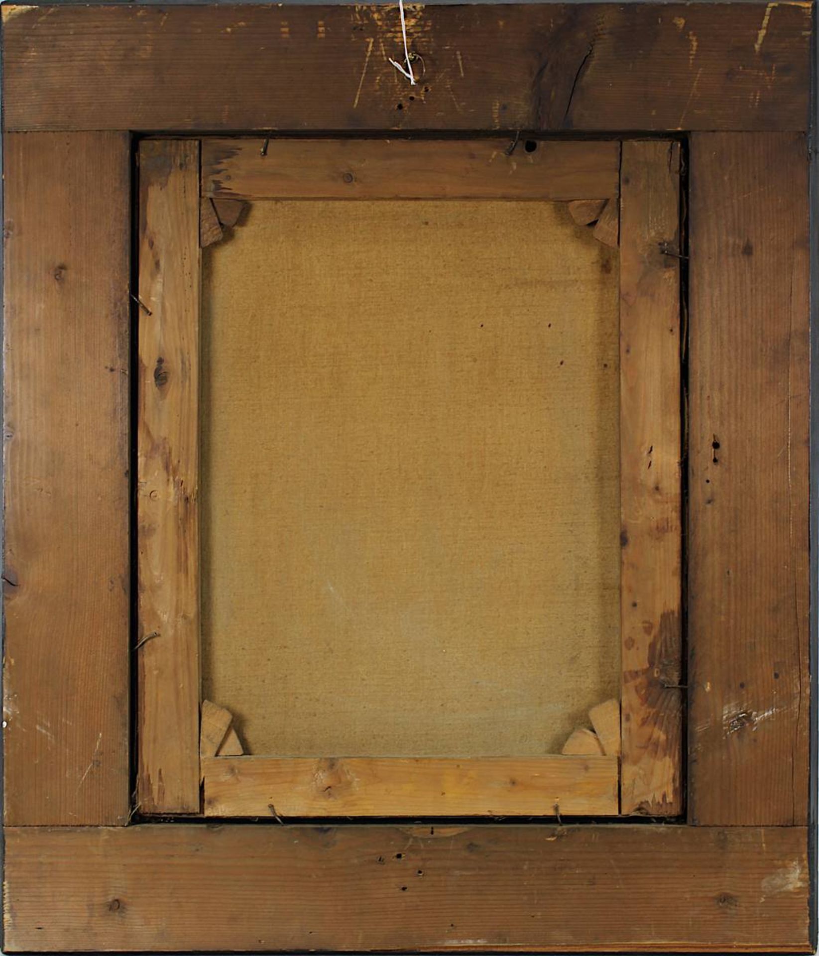 Porträtmaler 2. H. 19. Jh., Porträtpaar eines Ehepaares, jeweils Öl auf Leinwand, 53 x 42 cm, - Image 5 of 5