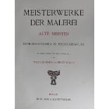 Bode, Wilhelm und Knapp Fritz, Meisterwerke der Malerei - Alte Meister, erste Sammlung, Folio,