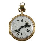 Goldene Spindel-Taschenuhr von Théodore Melly (Genf 1735 - 1804 ebenda, wohl tätig in Paris),