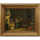 Der Alchemist, Gemälde um 1800, nach dem Original von David Teniers d. J. (Antwerpen 1610 - 1690