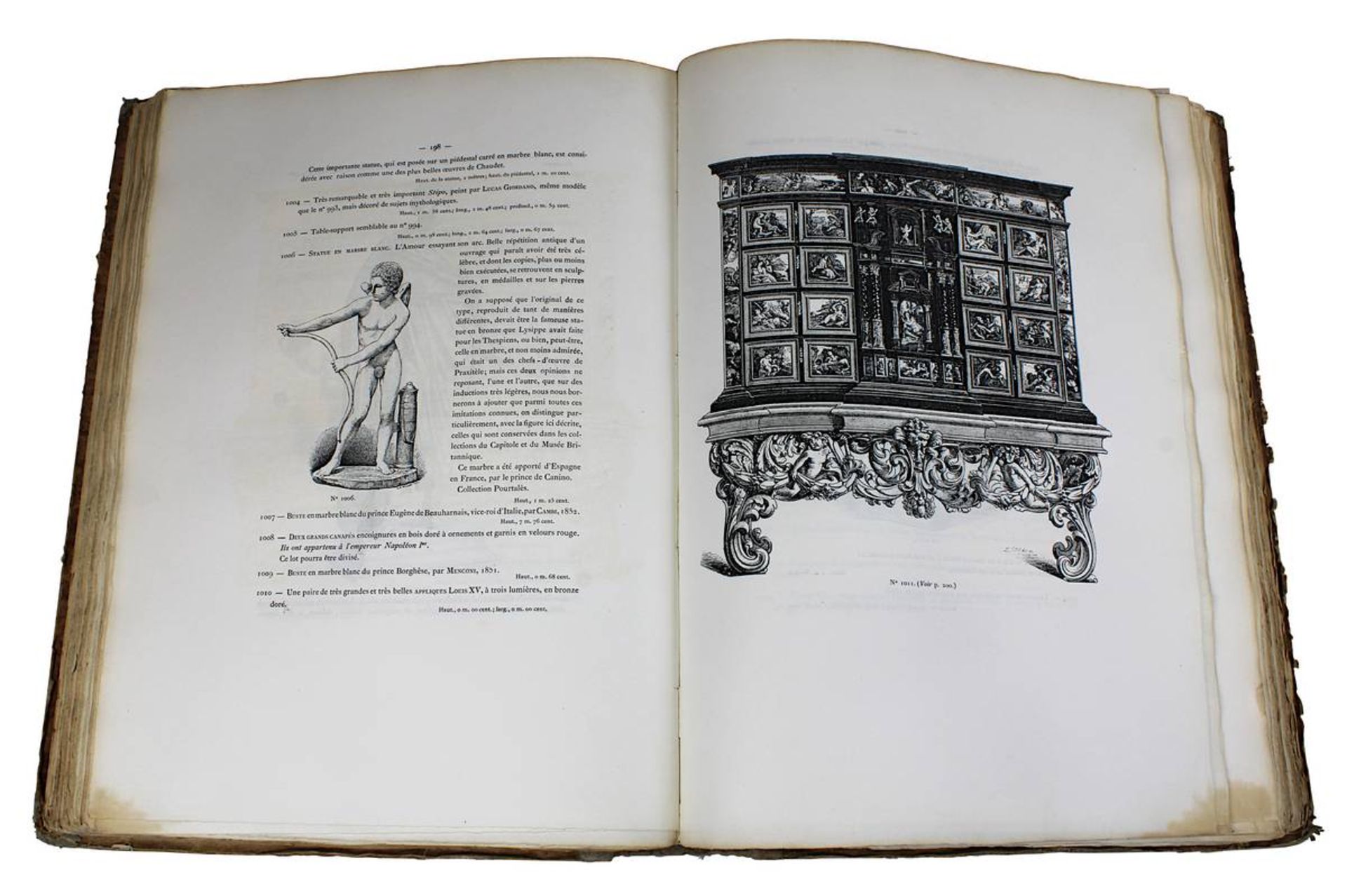 Versteigerungskatalog Palais De San Donato ,Florenz 1880, "Catalogue Objets D´Art et D´Ameublement - Image 2 of 3