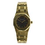 Audemars Piguet Royal Oak Goldene Damen-Armbanduhr, originales AP-Quarzwerk, Armband und Gehäuse