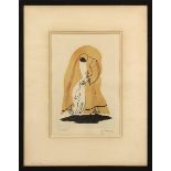 Lurcat, Jean (Bruyères 1892 - 1966 Saint-Paul-de-Vence) "Arlequin Jesuite", Farblithographie,