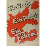 "Ein Volk ein Reich ein Führer", Heft zu Adolf Hitler u. der Nationalsozialistischen Bewegung, 1938,