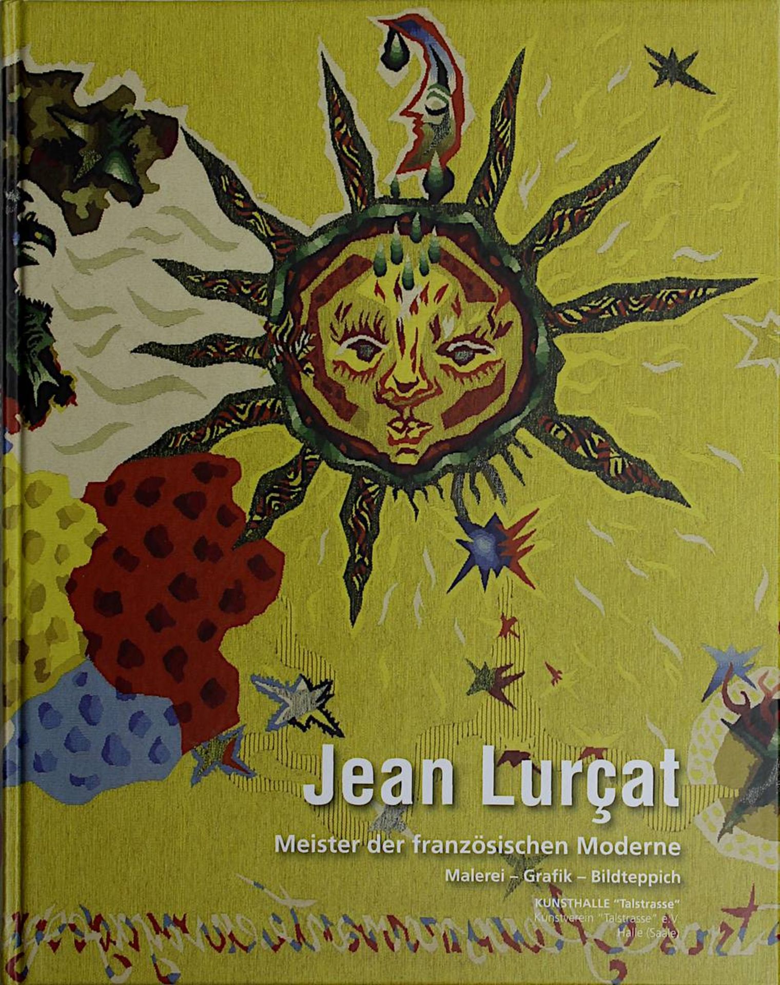 Lurcat, Jean (Bruyères 1892 - 1966 Saint-Paul-de-Vence), Teller mit Kopfmotiv, roter Scherben, - Image 4 of 6