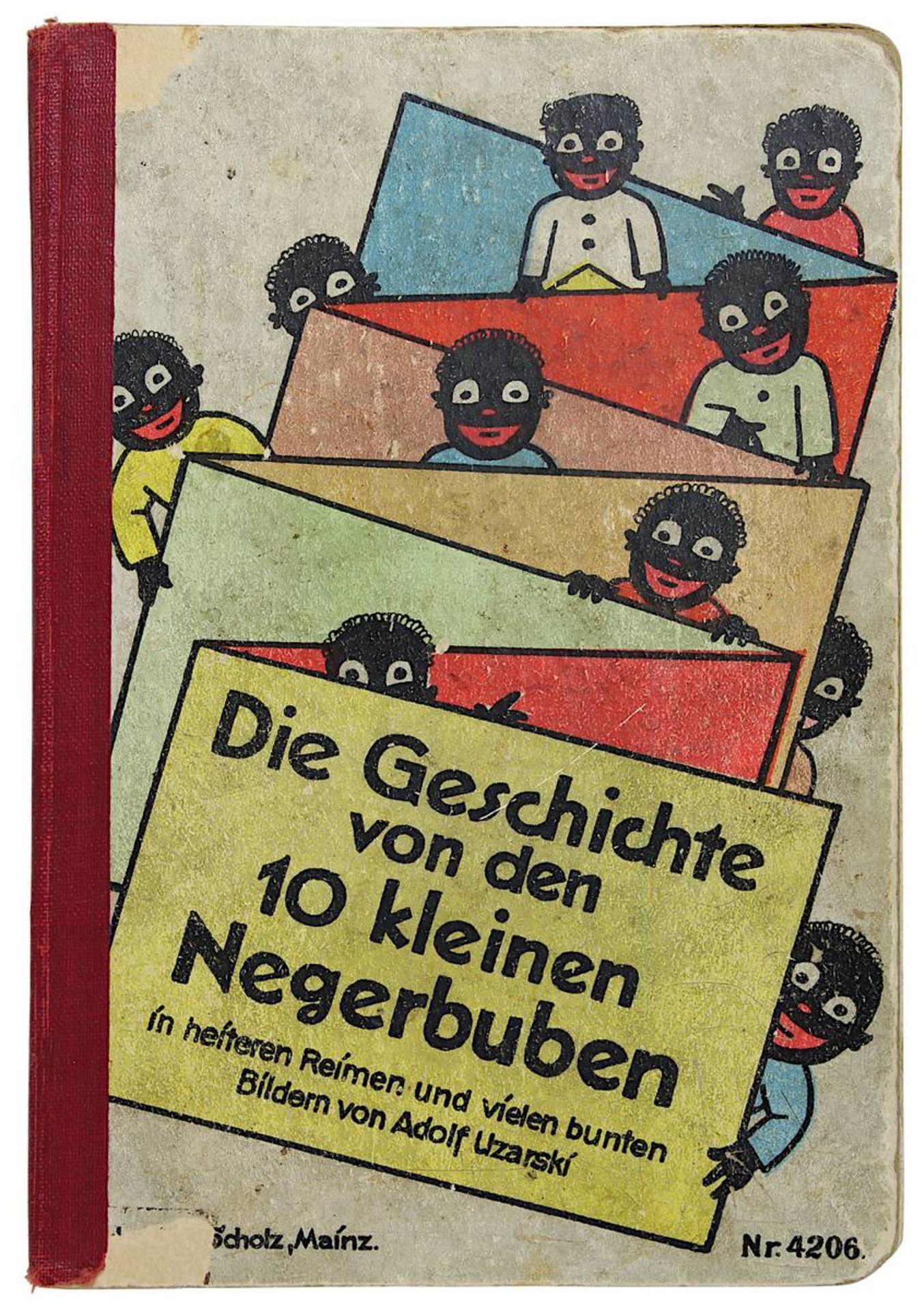 Uzarski, Adolf "Die Geschichte von 10 kleinen Negerbuben", in heiteren Reimen und vielen bunten