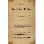 "Der Beruf des Weibes", nach der zweiten Auflage des Englischen Originals übersetzt, Weimar im