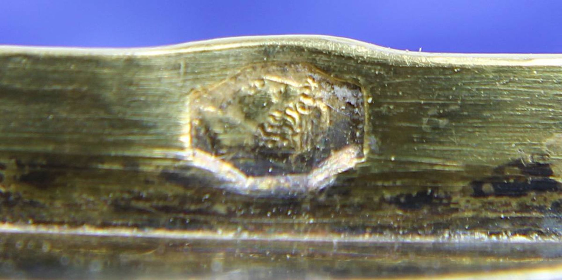 Silber-Etui wohl für Visitenkarten, Frankreich 2. H. 19. Jh., rechteckige geschwungene Form in - Image 5 of 6