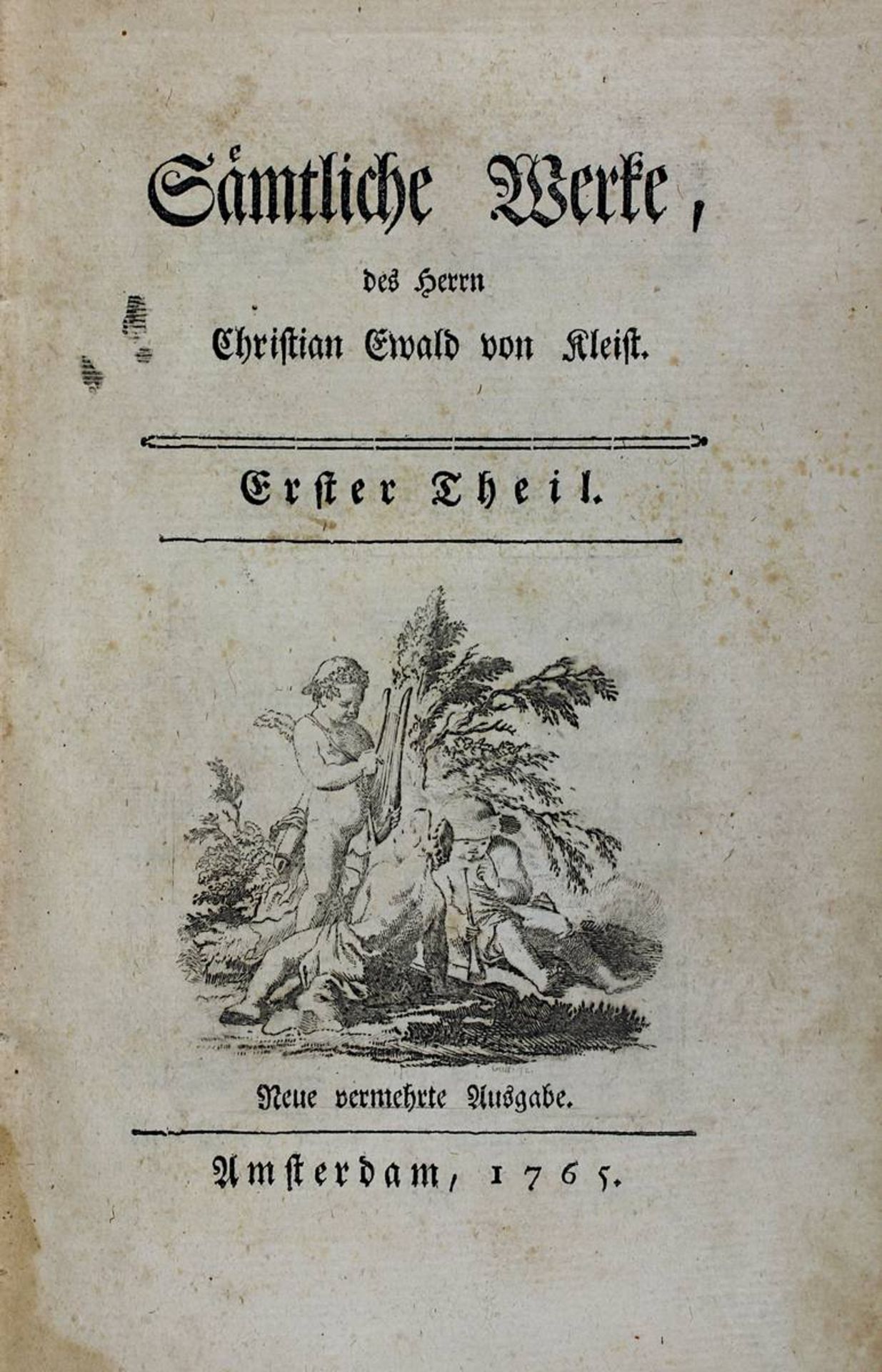 "Sammlung der besten deutschen prosaischen Schriftsteller und Dichter" - Christian Fürchtegott - Image 2 of 3