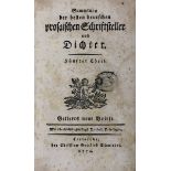 "Sammlung der besten deutschen prosaischen Schriftsteller und Dichter" - Christian Fürchtegott